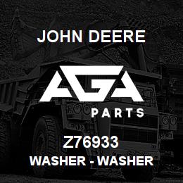 Z76933 John Deere Washer - WASHER | AGA Parts