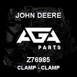 Z76985 John Deere Clamp - CLAMP | AGA Parts