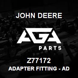 Z77172 John Deere Adapter Fitting - ADAPTER REKORD 02449 | AGA Parts