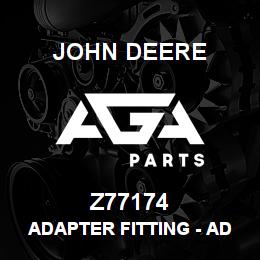 Z77174 John Deere Adapter Fitting - ADAPTER XGE REKORD 02956 | AGA Parts