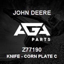 Z77190 John Deere Knife - CORN PLATE COUNT.KNIFE REKORD 22846 | AGA Parts