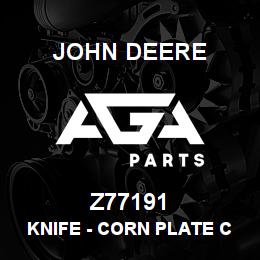 Z77191 John Deere Knife - CORN PLATE COUNT.KNIFE REKORD 22893 | AGA Parts