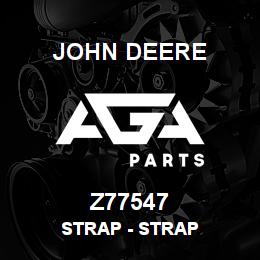 Z77547 John Deere Strap - STRAP | AGA Parts