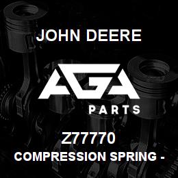 Z77770 John Deere Compression Spring - COMPRESSION SPRING | AGA Parts