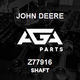Z77916 John Deere SHAFT | AGA Parts