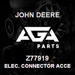 Z77919 John Deere ELEC. CONNECTOR ACCESSORY | AGA Parts