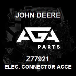 Z77921 John Deere ELEC. CONNECTOR ACCESSORY | AGA Parts