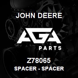 Z78065 John Deere Spacer - SPACER | AGA Parts