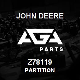 Z78119 John Deere PARTITION | AGA Parts
