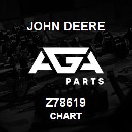 Z78619 John Deere CHART | AGA Parts