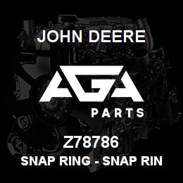 Z78786 John Deere SNAP RING - SNAP RING | AGA Parts