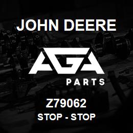 Z79062 John Deere Stop - STOP | AGA Parts