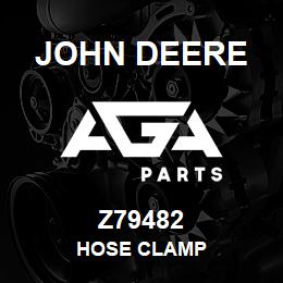 Z79482 John Deere HOSE CLAMP | AGA Parts