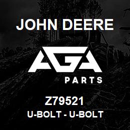 Z79521 John Deere U-Bolt - U-BOLT | AGA Parts
