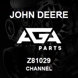 Z81029 John Deere CHANNEL | AGA Parts