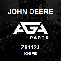 Z81123 John Deere KNIFE | AGA Parts