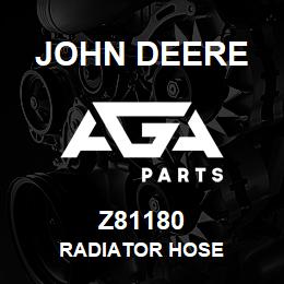 Z81180 John Deere RADIATOR HOSE | AGA Parts