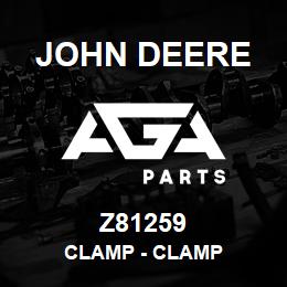 Z81259 John Deere Clamp - CLAMP | AGA Parts