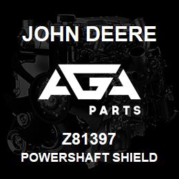 Z81397 John Deere POWERSHAFT SHIELD | AGA Parts
