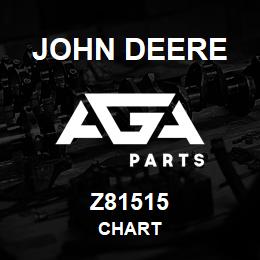 Z81515 John Deere CHART | AGA Parts
