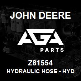 Z81554 John Deere Hydraulic Hose - HYDRAULIC HOSE | AGA Parts