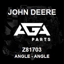 Z81703 John Deere Angle - ANGLE | AGA Parts