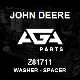 Z81711 John Deere Washer - SPACER | AGA Parts
