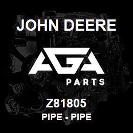 Z81805 John Deere Pipe - PIPE | AGA Parts