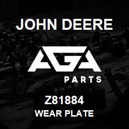 Z81884 John Deere WEAR PLATE | AGA Parts