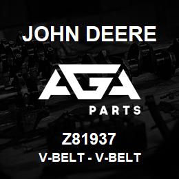 Z81937 John Deere V-Belt - V-BELT | AGA Parts