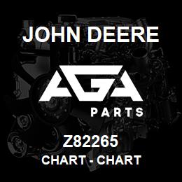Z82265 John Deere Chart - CHART | AGA Parts