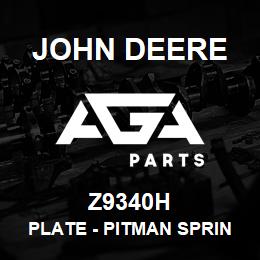 Z9340H John Deere Plate - PITMAN SPRING PLATE | AGA Parts