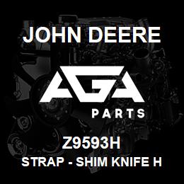 Z9593H John Deere Strap - SHIM KNIFE HEAD GUIDE | AGA Parts