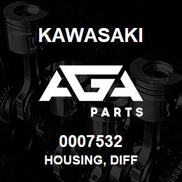 0007532 Kawasaki HOUSING, DIFF | AGA Parts