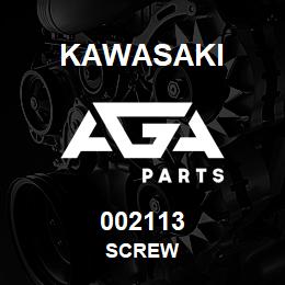 002113 Kawasaki SCREW | AGA Parts