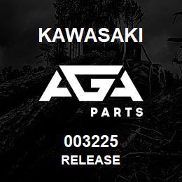 003225 Kawasaki RELEASE | AGA Parts