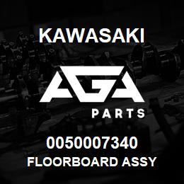 0050007340 Kawasaki FLOORBOARD ASSY | AGA Parts
