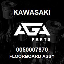 0050007870 Kawasaki FLOORBOARD ASSY | AGA Parts
