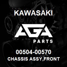 00504-00570 Kawasaki CHASSIS ASSY,FRONT | AGA Parts