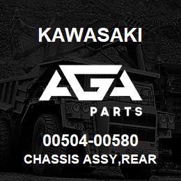 00504-00580 Kawasaki CHASSIS ASSY,REAR | AGA Parts