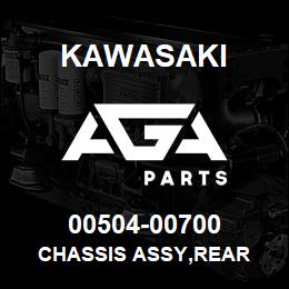00504-00700 Kawasaki CHASSIS ASSY,REAR | AGA Parts