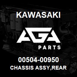 00504-00950 Kawasaki CHASSIS ASSY,REAR | AGA Parts