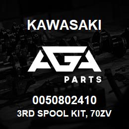 0050802410 Kawasaki 3RD SPOOL KIT, 70ZV DUEL LEVER | AGA Parts