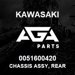 0051600420 Kawasaki CHASSIS ASSY, REAR | AGA Parts