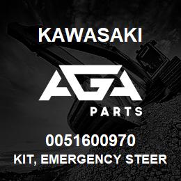 0051600970 Kawasaki KIT, EMERGENCY STEER 115ZV | AGA Parts