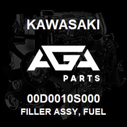 00D0010S000 Kawasaki FILLER ASSY, FUEL | AGA Parts