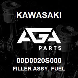 00D0020S000 Kawasaki FILLER ASSY, FUEL | AGA Parts