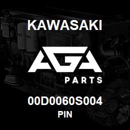 00D0060S004 Kawasaki PIN | AGA Parts