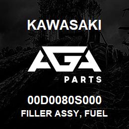 00D0080S000 Kawasaki FILLER ASSY, FUEL | AGA Parts