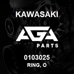 0103025 Kawasaki RING, O | AGA Parts